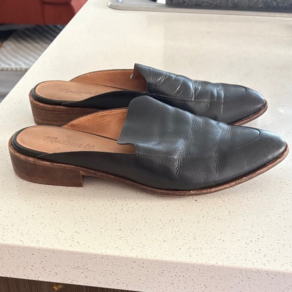Madewell Women’s Black The Francis Skimmer Mules Flats Size 8.5 - Picture 1 of 3